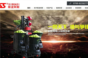 斯波阿斯体育用品三合一网站建设